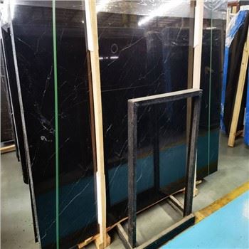 Nero Marquina gepolijste marmeren plaat