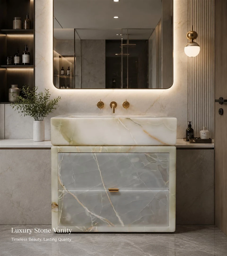 Groene Onyx-schipgootsteen