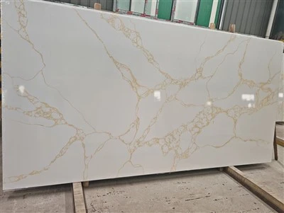 Calacatta gouden kwartsietplaat