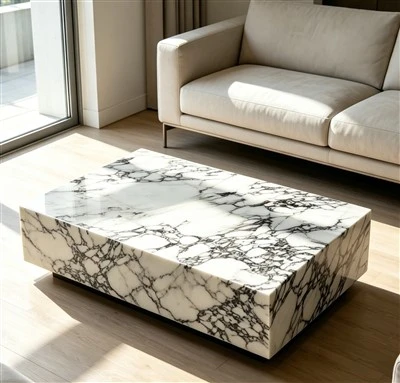 Altviool marmeren salontafel